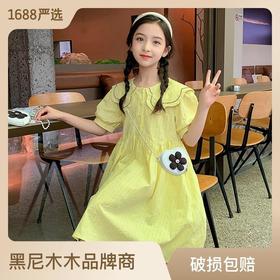 女童夏季连衣裙2023新款童装夏装女孩公主洋气女大童儿童裙子夏天
