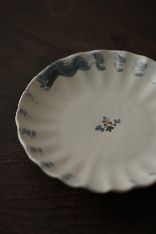 中田雄一13｜14 色绘小皿 商品图5