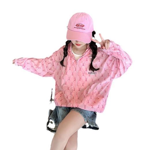 女童防晒衣夏季2023新款女大童皮肤衣儿童防紫外线夏装童装外套薄 商品图4