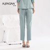 【特价款不退不换】阿菁娜简约清新大方醋酸纤维西装裤A27C110036 商品缩略图4