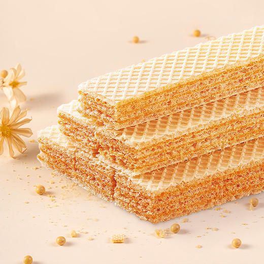 咔啰卡曼威化饼干208g*3盒 商品图1