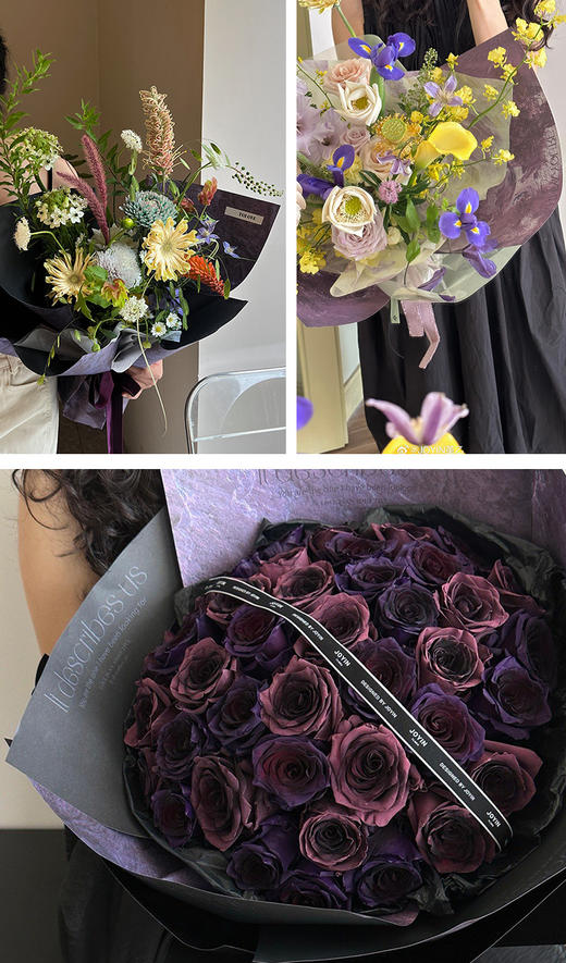 B2【热卖】乌梅子酱色系包装纸-梦幻紫（10张/包） 商品图6