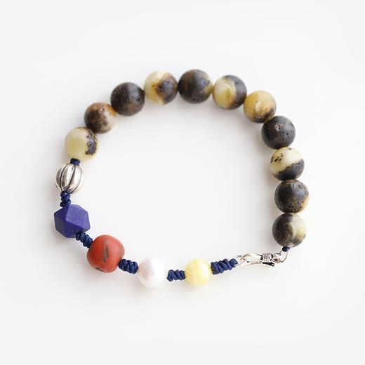 米马生活天然植物草灵珀助眠多宝多彩药珀  活络经脉 商品图1