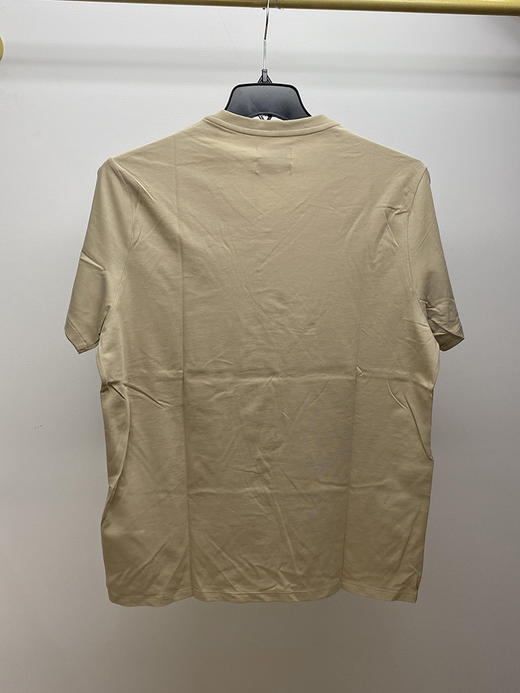 Calvin Klein/CK 男士V领纯棉纯色刺绣小标透气舒适短袖T恤 商品图1