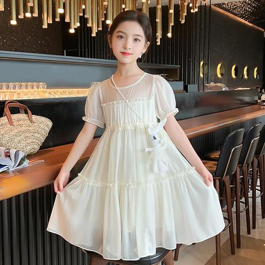 女童清凉雪纺连衣裙夏天2023新款夏季童装女孩公主裙薄款儿童裙子 商品图0