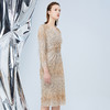 EITIE爱特爱秋季新款优雅刺绣亮片礼服连衣裙7577206 商品缩略图8
