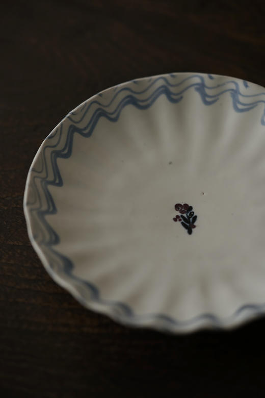 中田雄一13｜14 色绘小皿 商品图1