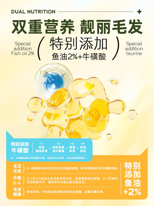 味途/美人喵 鱼油猫条15g*10 猫咪零食营养补水 纯纯猫条 商品图1