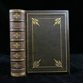 约19世纪后期 赫曼斯夫人诗集 8幅插图 全真皮精装32开