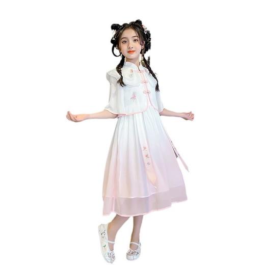 女童夏装汉服连衣裙2023新款儿童公主裙夏季古装国风洋气女孩裙子 商品图4
