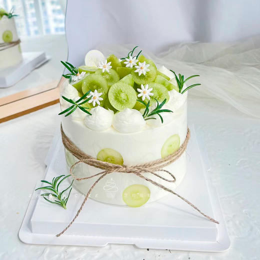 【香草青青】「提」起精神，过！夏！天！进口动物奶油蛋糕 商品图0