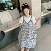 女童夏装碎花公主裙2023新款洋气女孩童装儿童裙子夏季雪纺连衣裙 商品缩略图2