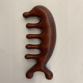 海豚按摩梳°犀牛角紫檀