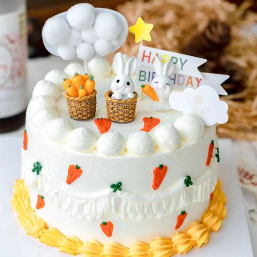 烤爱·生日蛋糕系列·小兔子冰淇淋·香草冰淇淋·聚会生日节日【仅限深圳同城配送】 商品图3