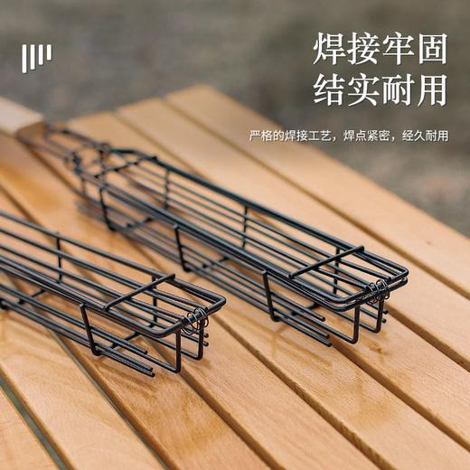 户外木柄烧烤笼露营肉类蔬菜烧烤网架野餐BBQ烤肉工具炭烤香肠签 商品图4