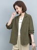 气质西装领外套女，春秋季上新时尚潮流复古文艺风纯色开衫HR-WY31179 商品缩略图1