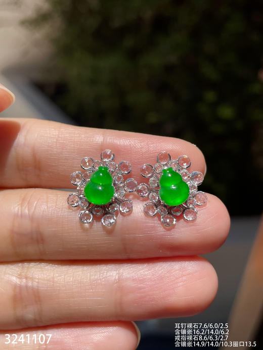 3241107，老坑高冰艳绿葫芦套装。具体价格微信咨询 商品图3