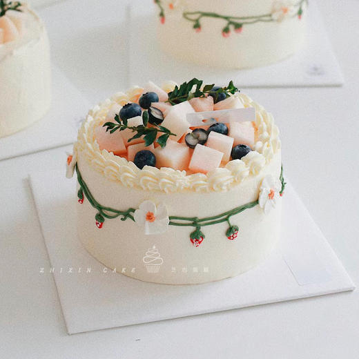 【蜜桃物语】这个夏天，有你喜欢的桃桃吗？ 动物奶油 蛋糕 商品图0