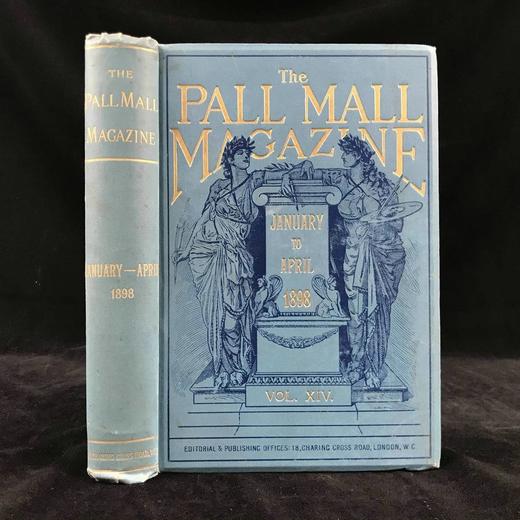 1898年1-4月 帕尔玛杂志 数百幅插图 漆布精装18开 商品图0