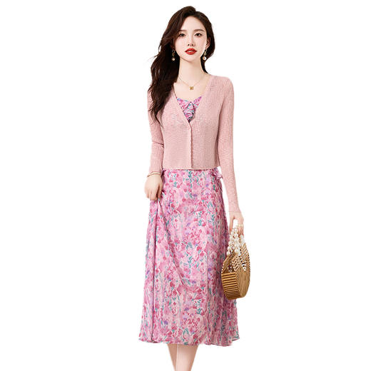 夏季时尚，两件套吊带连衣裙HR-XXM623-1-1 商品图4