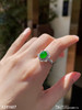 3241607，老坑冰艳绿蛋面戒指。具体价格微信咨询 商品缩略图3