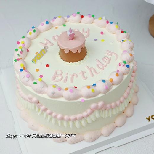 手绘粉色花边 商品图1