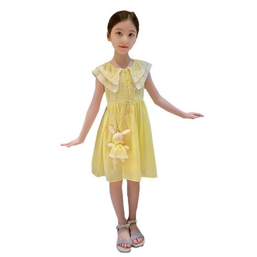 女童夏装连衣裙薄款冰丝棉2023新款洋气童装公主裙女孩儿童裙子夏 商品图4