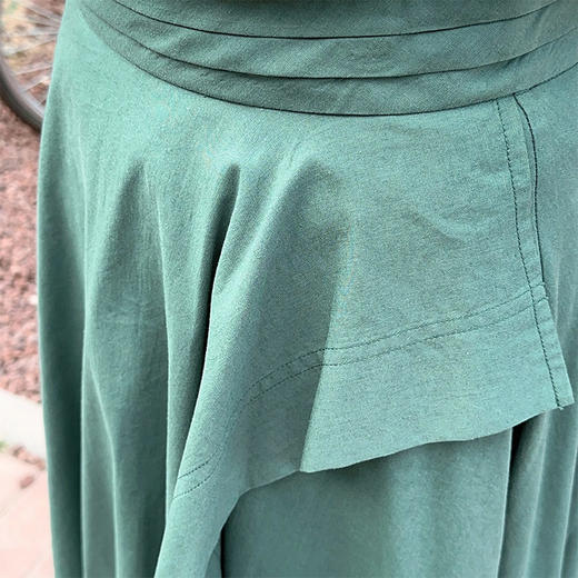 圣三利女装夏季中长款不规则百褶半身裙SL121B05 商品图5