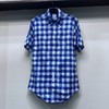 Brooks brothers/布克兄弟 男士纯棉格子短袖衬衫 商品缩略图0