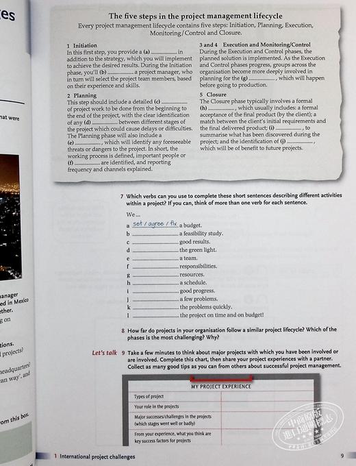 【中商原版】Managing Projects Coursebook International Management English国际管理英语系列：项目管理B2-C1级课本教材 商品图5