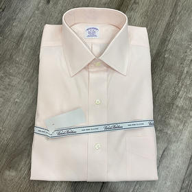 Brooks brothers/布克兄弟 男士1818紫标CLASSIC比马棉长袖衬衫