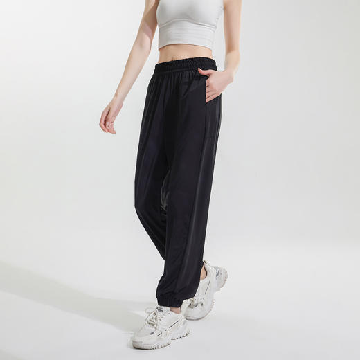 【蕉下防晒裤2023同款原纱防晒裤】夏轻薄透气开衩裤 高腰收腹垂坠阔腿 冰感面料臀部贴合上身效果好显腿长 商品图13