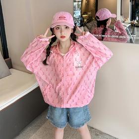 女童防晒衣夏季2023新款女大童皮肤衣儿童防紫外线夏装童装外套薄