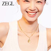 ZEGL设计师金币系列金色叠戴项链女款2023新款爆款双层甜酷锁骨链 商品缩略图4