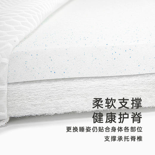 英氏婴儿床垫宝宝记忆棉床垫舒适透气提花床垫 商品图3