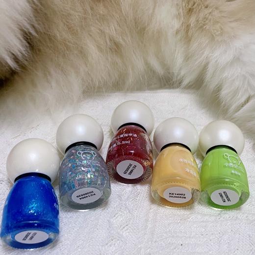 【小西记】儿童水性可剥指甲油套装，中国儿童化妆品认证🏆60%含水量，清透不闷甲✅新升级10free配方，天然不伤指甲✅不染色不残留，一撕即卸✅国际安全认证，安全无毒无味。 商品图7