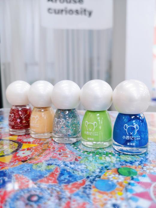 【小西记】儿童水性可剥指甲油套装，中国儿童化妆品认证🏆60%含水量，清透不闷甲✅新升级10free配方，天然不伤指甲✅不染色不残留，一撕即卸✅国际安全认证，安全无毒无味。 商品图0