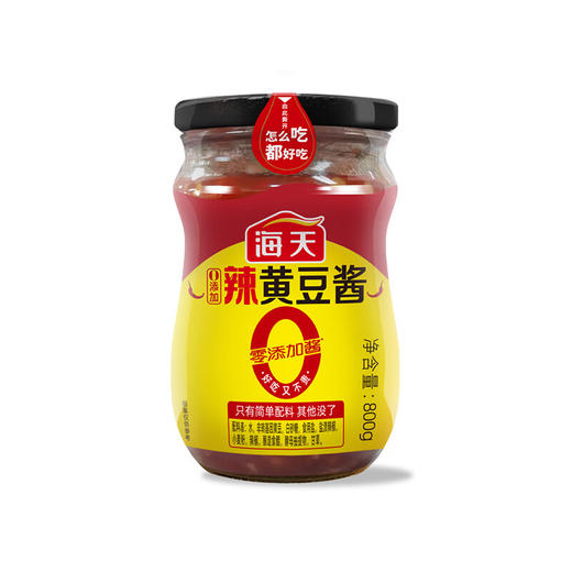 海天0添加辣黄豆酱800克 商品图0