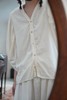 elsa esturgie 奶白结袖衬衫上衣 商品缩略图1