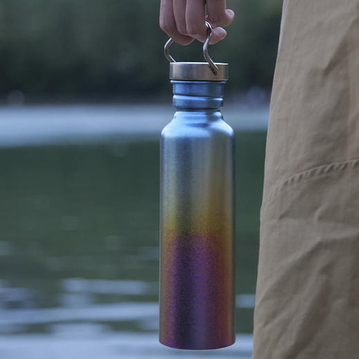 纯钛水杯骑行运动水壶大容量户外便携单层钛杯露营徒步登山两用杯 商品图5