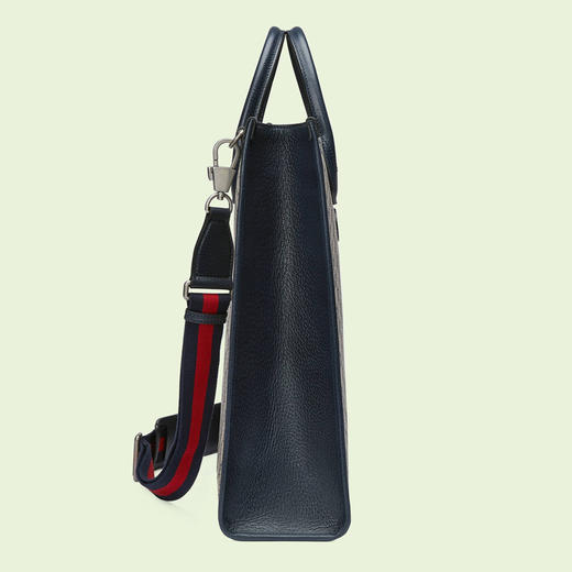 GUCCI 古驰 男士 GG Supreme帆布 互扣式双G中号托特包 混色 674155 9C2VN 4076 商品图1