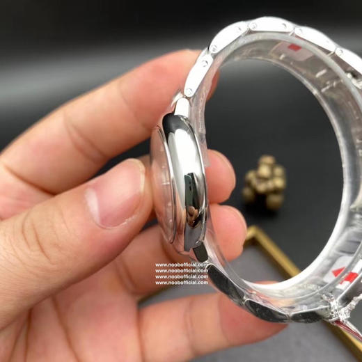 （7k版本）V6臻品：卡地亚蓝气球系列WE902074腕表（精钢-镀银扭索雕纹漆面珠光表盘镶钻，剑形蓝钢指针，自动机械，33毫米），致敬逆行者，天佑全球！搭配正品一致的076定制版一体机芯 商品图5