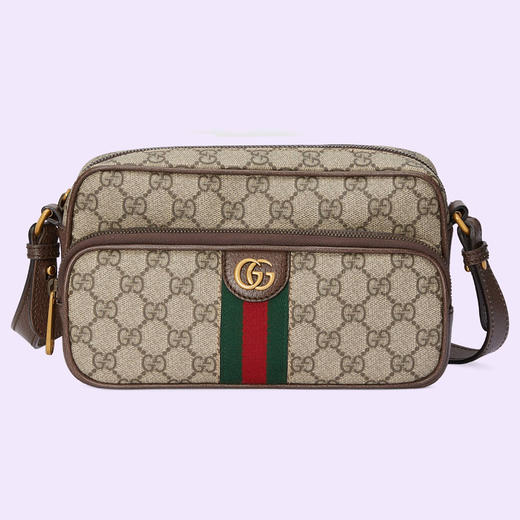 【二】GUCCI 古驰 男士 Ophidia系列 GG Supreme帆布小号邮差包 混色 723312 96IWT 8745 商品图0