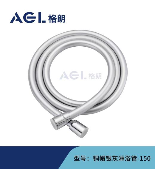 皮质光滑面 淋浴软管 1.5米灰色 商品图0