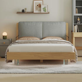 喜梦宝现代简约中国风卧室双人床家用套装组合 水墨系列