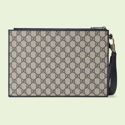 【一】GUCCI 古驰 女士 GG Supreme帆布手拿包 混色 672953 K9GSN 4075 商品图2