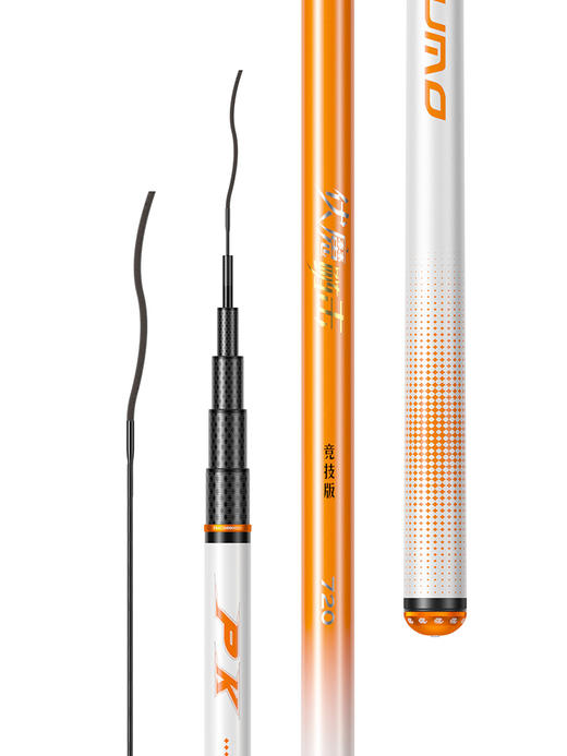 佳钓尼鲢击橙小白鲢鳙专用手杆轻量大物竿鲢鳙鱼竿钓鱼竿19调鱼杆 商品图8