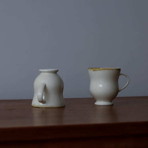 「中国 沈呈呈」米黄釉系列 咖啡杯 马克杯 茶杯 商品图6