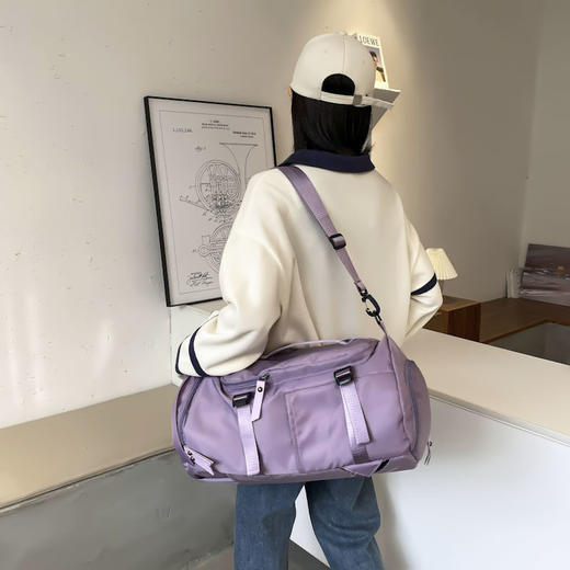 旅行包男女大容量单肩斜挎运动健身包短途旅行手提防水旅游行李袋 商品图4