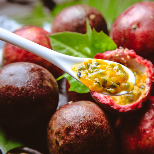 【超值大果5斤装！紫香百香果】酸甜可口、新鲜多汁，颗颗饱满，应季新鲜酸甜水果，非黄金番莲 商品图0